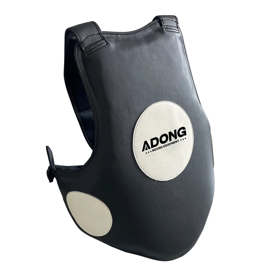 MMA Thai Kick Boxing Training Chest Guard Leather Martial Arts Body Guard