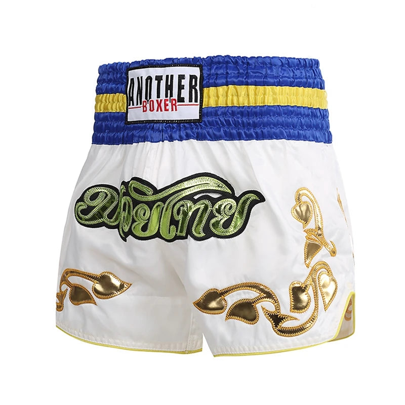 Muay Thai Shorts Men Women Thai Boxing Shorts Premium Martial Arts Thaiboxing Clothing Gym Kickboxing Cage Fighting Pants