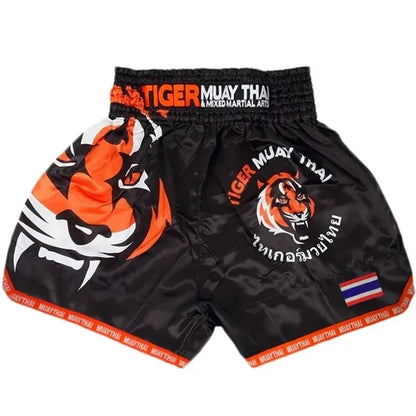 Thai boxing boxing match Sanda training breathable shorts muay thai clothing