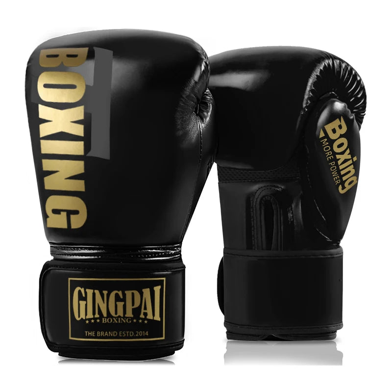 6-12oz Boxing gloves for adults children men Sanda professional women Muay Thai teenagers beginners boxing training equipment