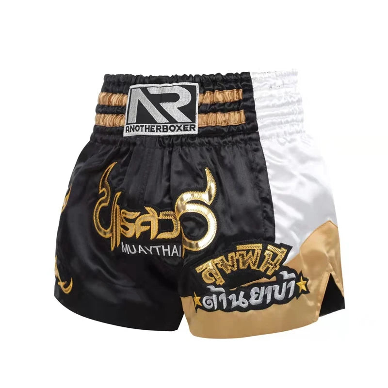 Muay Thai Shorts Men Women Thai Boxing Shorts Premium Martial Arts Thaiboxing Clothing Gym Kickboxing Cage Fighting Pants