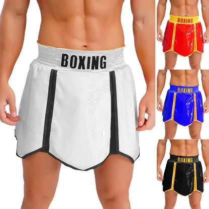 Men Muay Thai Shorts Boxing Shorts Thailand Martial Arts Training Boxing Fight Shorts Kickboxing Gym Pants Kickboxing Shorts