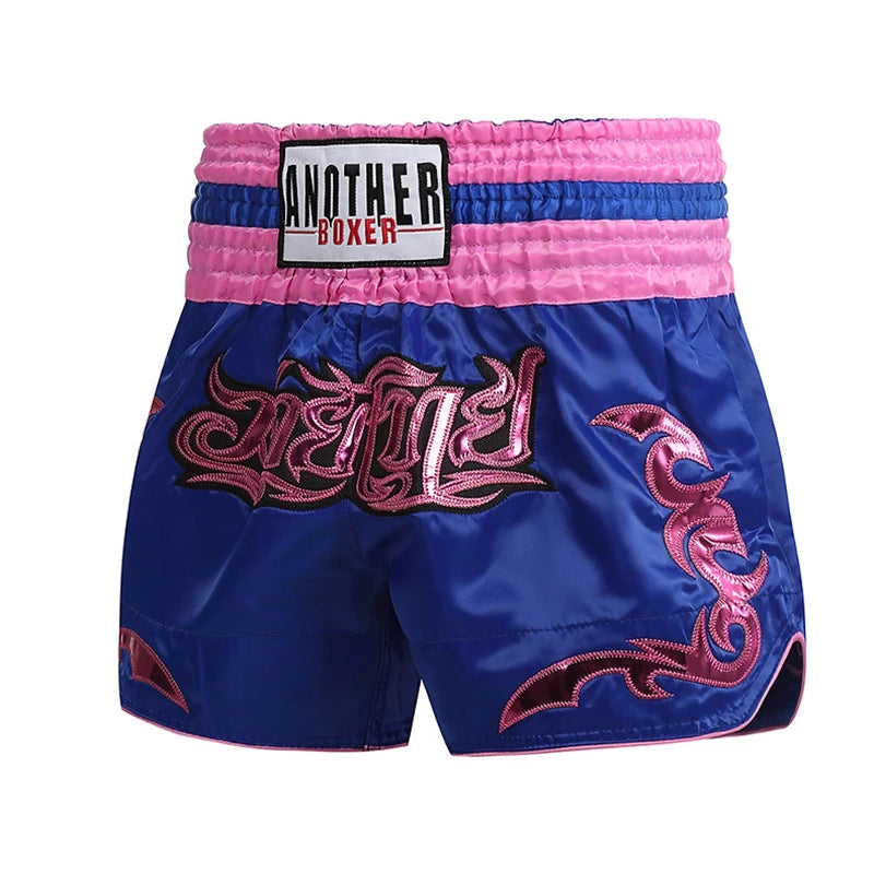Muay Thai Shorts Men Women Thai Boxing Shorts Premium Martial Arts Thaiboxing Clothing Gym Kickboxing Cage Fighting Pants