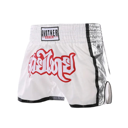 Muay Thai Shorts 2025 New Boxing Shorts Women Men Child Embroidery Kickboxing Training Pants Sanda Martial Arts Fight Equipment