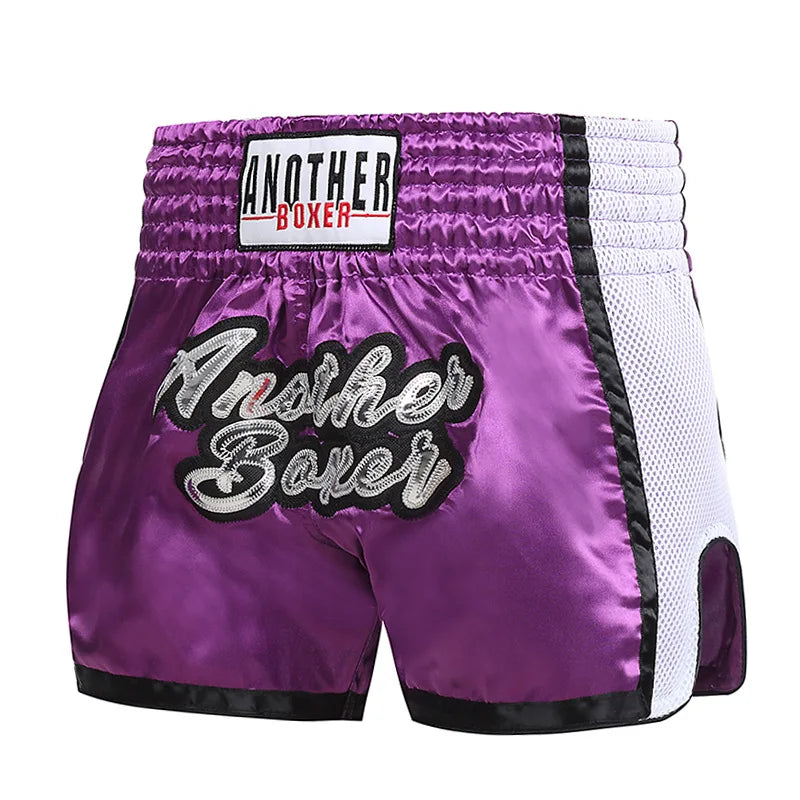 Muay Thai Shorts Men Women Thai Boxing Shorts Premium Martial Arts Thaiboxing Clothing Gym Kickboxing Cage Fighting Pants