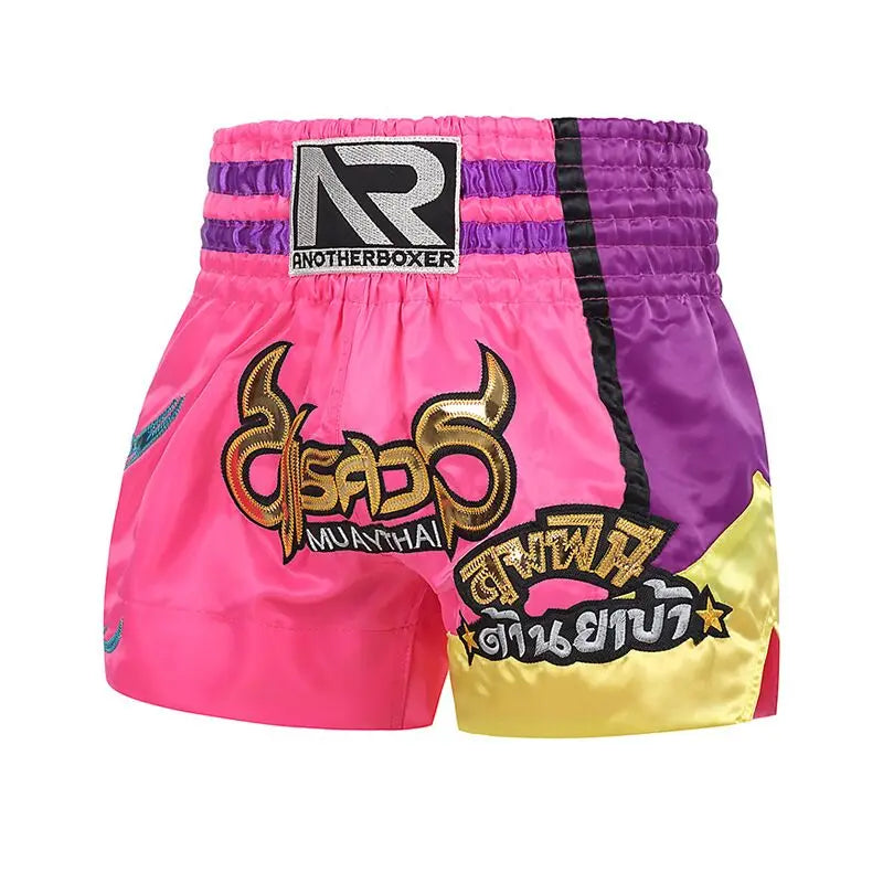 Muay Thai Shorts Men Women Thai Boxing Shorts Premium Martial Arts Thaiboxing Clothing Gym Kickboxing Cage Fighting Pants