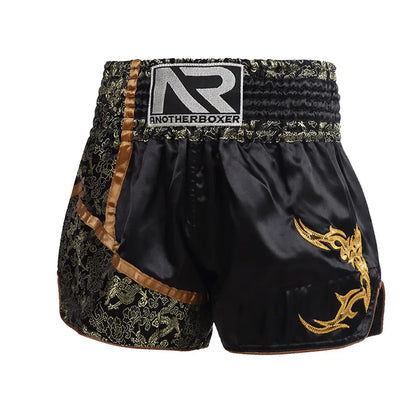 Muay Thai Shorts 2025 New Boxing Shorts Women Men Child Embroidery Kickboxing Training Pants Sanda Martial Arts Fight Equipment