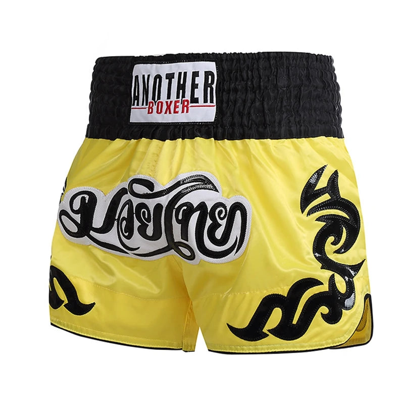 Muay Thai Shorts Men Women Thai Boxing Shorts Premium Martial Arts Thaiboxing Clothing Gym Kickboxing Cage Fighting Pants