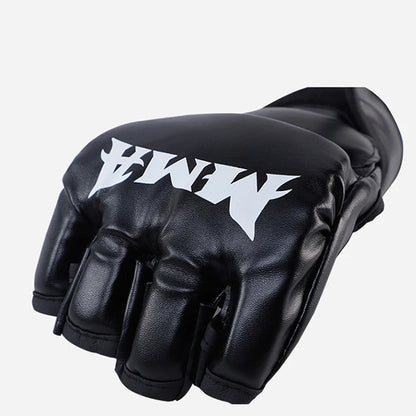 Child Thick Boxing Gloves MMA Gloves Half Finger Punching Bag Kickboxing Muay Thai Mitts Professional Boxing Training Equipment