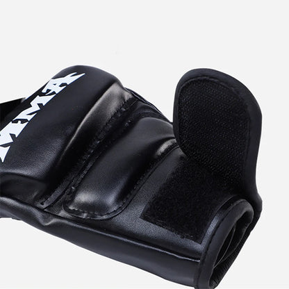 Child Thick Boxing Gloves MMA Gloves Half Finger Punching Bag Kickboxing Muay Thai Mitts Professional Boxing Training Equipment